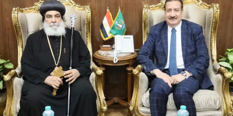 محافظ المنوفية يستقبل الأنبا بنيامين لتبادل التهاني بمناسبة عيد الأضحى والعيد القومي 1 - جريدة الجمهورية تيسيرًا على المسافرين.. السكة الحديد تواصل تشغيل رحلات إضافية بعد عيد الأضحى