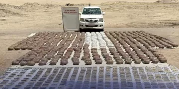 بعد مطاردة بالدروب الصحراوية.. مصرع تاجري سموم شديدي الخطورة بـ2 طن مخدرات قيمتها 141 مليون جنيه