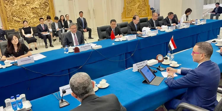 وزيرا التجارة والاستثمار المصري والصيني يبحثان سبل التعاون