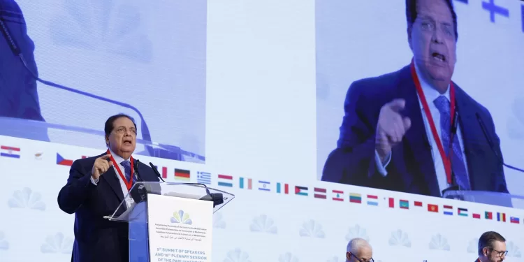 وكيل مجلس النواب يتسلم رئاسة البرلمان المصري للجمعية البرلمانية للاتحاد من أجل المتوسط 1 - جريدة الجمهورية وكيل مجلس النواب يتسلم رئاسة البرلمان المصري للجمعية البرلمانية للاتحاد من أجل المتوسط