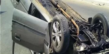 مصرع 3 من أسرة واحدة ونجاة طفلة.. طارت بهم الملاكي من أعلى كوبري قويسنا بالمنوفية