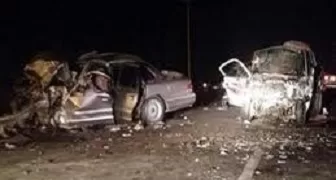 في حادث مأساوي مروع.. مصرع خمسة من أسرة واحدة في تصادم بالمنيا