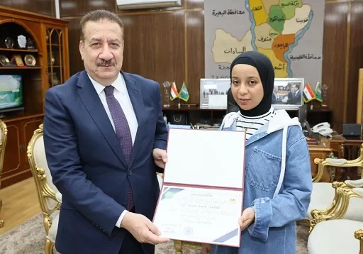 محافظ المنوفية يكرم الطالبة «شيماء نمره» الأولى على الجمهورية بالدبلومات الفنية 3 - جريدة الجمهورية 3 33 - جريدة الجمهورية