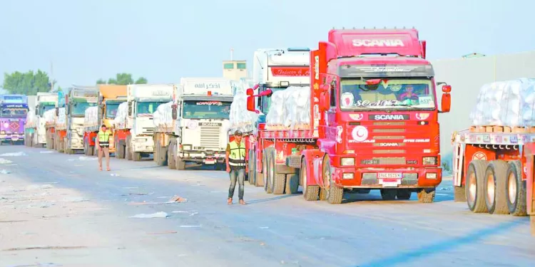 الدعم المصرى لغزة مستمر 1 - جريدة الجمهورية «فتوح» ليس للبيع