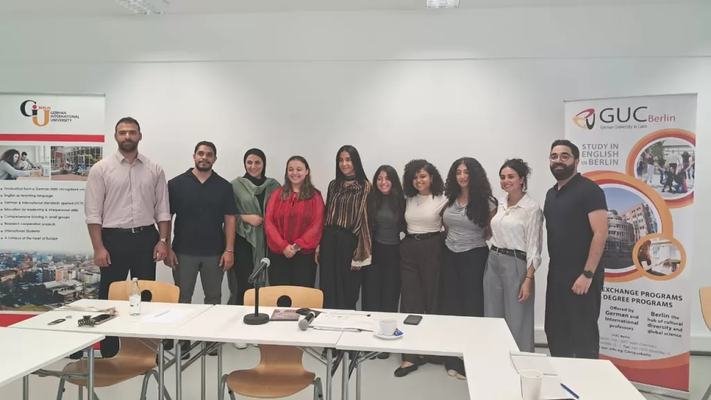 فريق «هوية مصر» بالجامعة الألمانية ينهي تحضيرات معرض المتحف المصري الكبير في برلين 3 - جريدة الجمهورية WhatsApp Image 2025 07 20 at 10.22.33 PM - جريدة الجمهورية