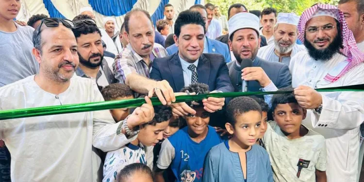 نائب محافظ سوهاج يفتتح محطة مياه لخدمة 50 ألف نسمة بقرية تونس