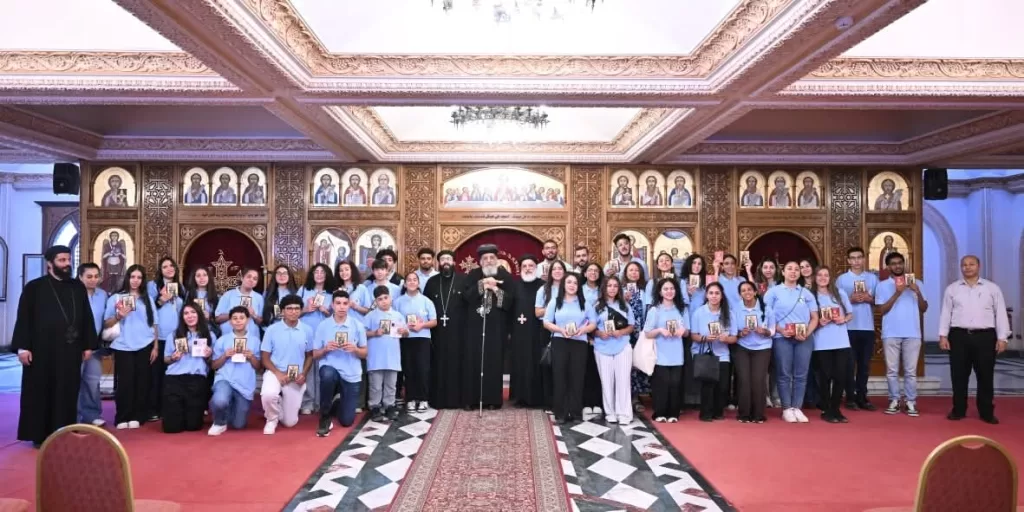 البابا تواضروس يلقى عظته بكنيسة الملاك روفائيل والشهيد مارمينا بغيط العنب اليوم 2 - جريدة الجمهورية WhatsApp Image 2025 07 23 at 4.41.25 PM - جريدة الجمهورية
