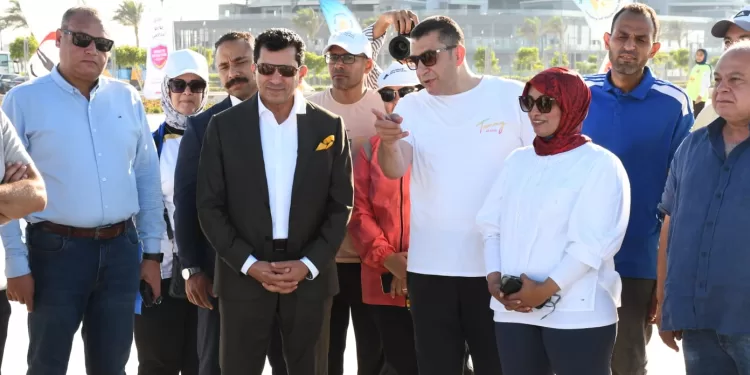 وزير الشباب والرياضة يدشن الموسم الرياضي بالعلمين بمشاركة واسعة 1 - جريدة الجمهورية وزير الشباب والرياضة يدشن الموسم الرياضي بالعلمين بمشاركة واسعة