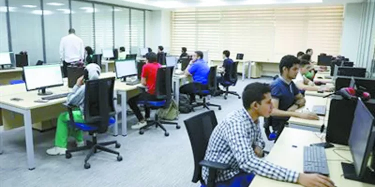 استعدادًا لاستقبال طلاب المرحلة الأولى معامل تنسيق الجامعات.. جاهزة