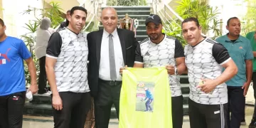 النشار يُكرم أبطال «المصرية للمطارات» بعد تألقهم في بطولات القاهرة الكبرى وتأهلهم للجمهورية