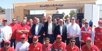 وفد مجلس الشيوخ الأمريكي يتفقد معبر رفح والمركز اللوجستي للمساعدات بشمال سيناء