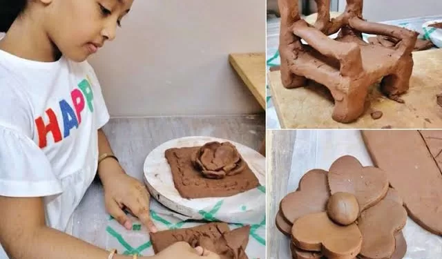 تطبيقية حلوان تنظم ورشة عمل «التشكيل بالطين» لدعم مواهب الشباب