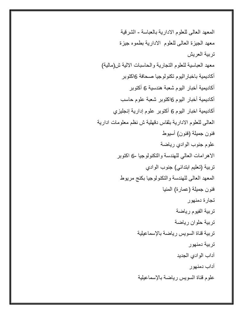 الأربعاء فتح باب المرحلة الثانية لتنسيق القبول بالجامعات: 68.75% لطلاب العلمي و64.06% للأدبي 9 - جريدة الجمهورية 2f1bb2c5588c420ab09cb63328fabec6 25 - جريدة الجمهورية