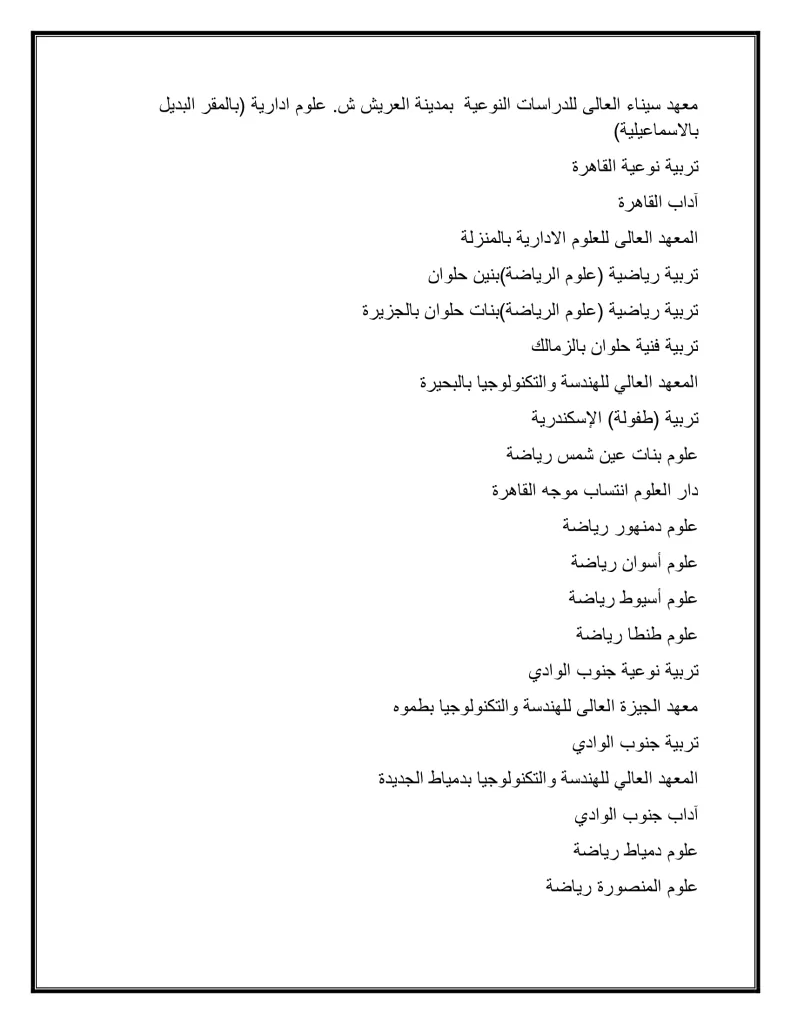 الأربعاء فتح باب المرحلة الثانية لتنسيق القبول بالجامعات: 68.75% لطلاب العلمي و64.06% للأدبي 11 - جريدة الجمهورية 2f1bb2c5588c420ab09cb63328fabec6 27 - جريدة الجمهورية
