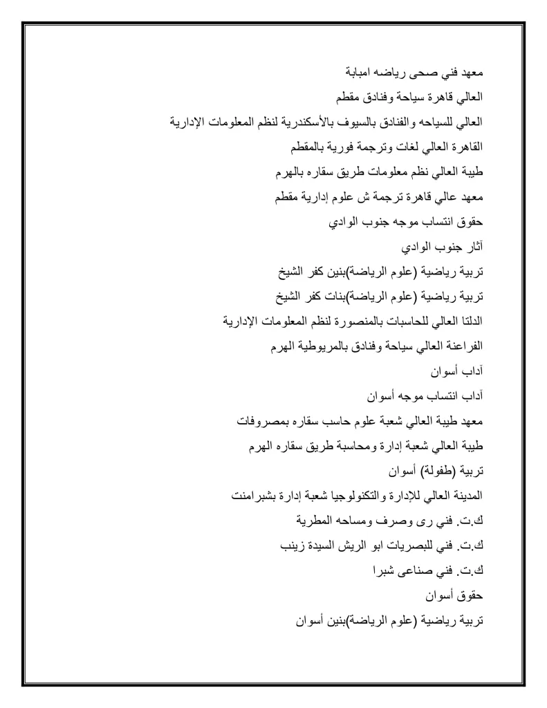 الأربعاء فتح باب المرحلة الثانية لتنسيق القبول بالجامعات: 68.75% لطلاب العلمي و64.06% للأدبي 14 - جريدة الجمهورية 2f1bb2c5588c420ab09cb63328fabec6 30 - جريدة الجمهورية