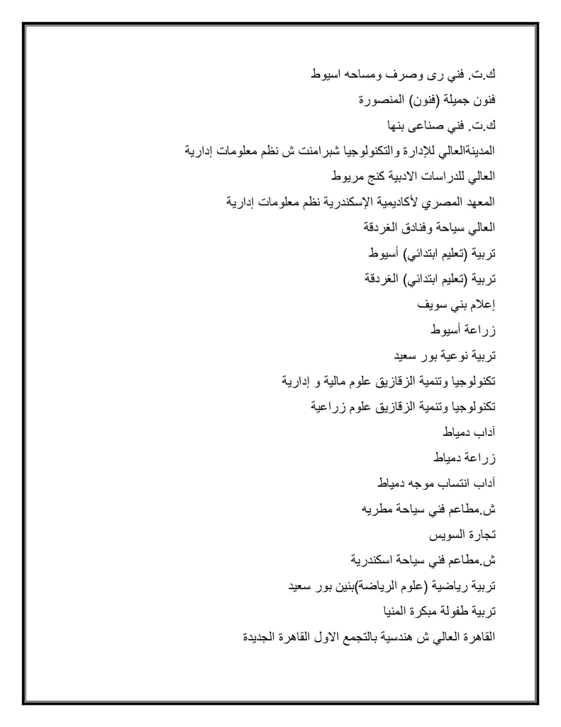 الأربعاء فتح باب المرحلة الثانية لتنسيق القبول بالجامعات: 68.75% لطلاب العلمي و64.06% للأدبي 15 - جريدة الجمهورية 2f1bb2c5588c420ab09cb63328fabec6 31 - جريدة الجمهورية