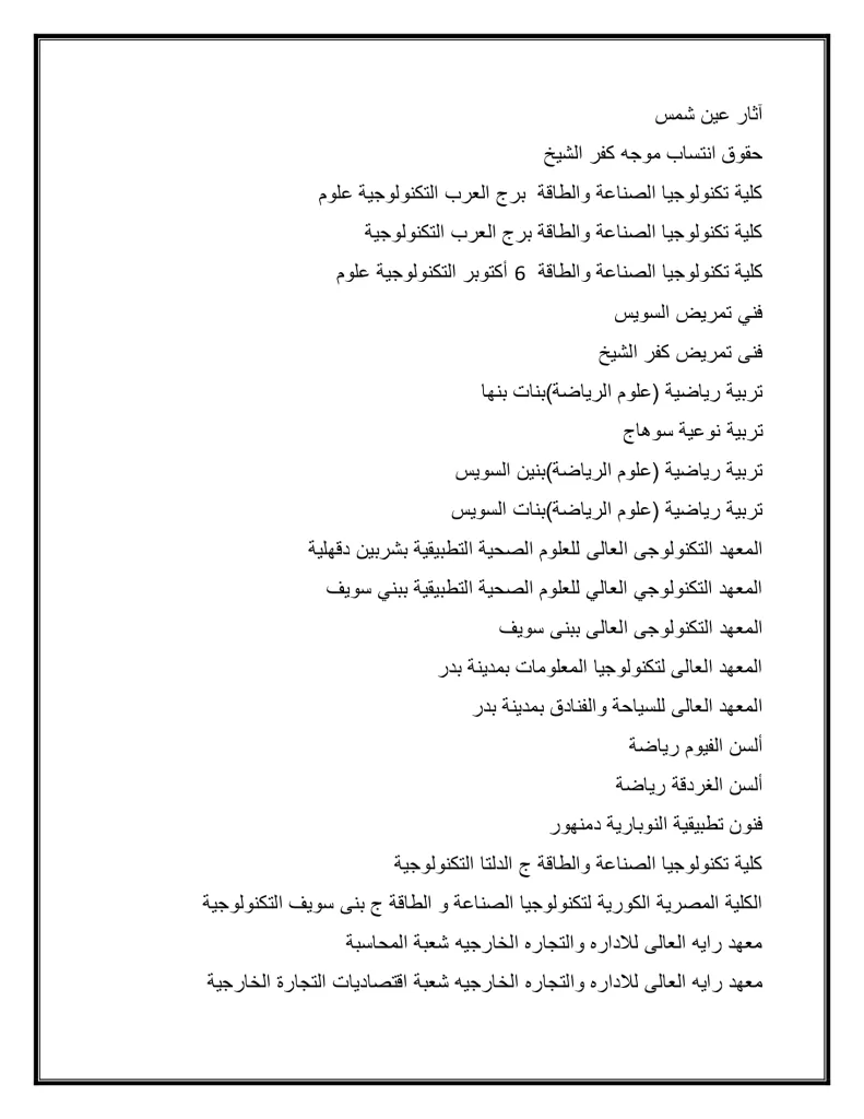 الأربعاء فتح باب المرحلة الثانية لتنسيق القبول بالجامعات: 68.75% لطلاب العلمي و64.06% للأدبي 19 - جريدة الجمهورية 2f1bb2c5588c420ab09cb63328fabec6 35 - جريدة الجمهورية