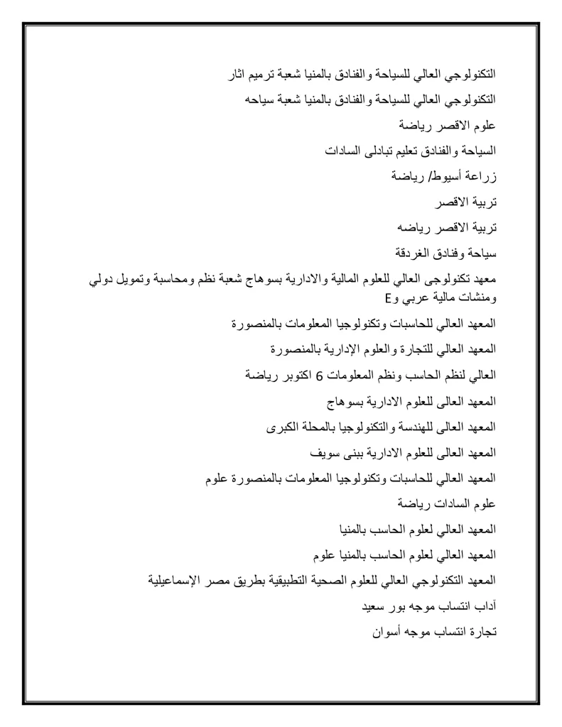 الأربعاء فتح باب المرحلة الثانية لتنسيق القبول بالجامعات: 68.75% لطلاب العلمي و64.06% للأدبي 21 - جريدة الجمهورية 2f1bb2c5588c420ab09cb63328fabec6 37 - جريدة الجمهورية