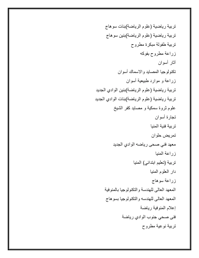 الأربعاء فتح باب المرحلة الثانية لتنسيق القبول بالجامعات: 68.75% لطلاب العلمي و64.06% للأدبي 22 - جريدة الجمهورية 2f1bb2c5588c420ab09cb63328fabec6 38 - جريدة الجمهورية