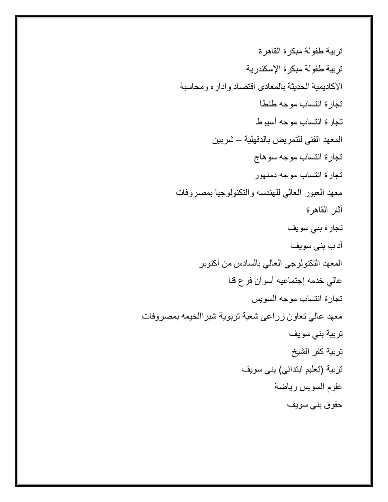 الأربعاء فتح باب المرحلة الثانية لتنسيق القبول بالجامعات: 68.75% لطلاب العلمي و64.06% للأدبي 27 - جريدة الجمهورية 2f1bb2c5588c420ab09cb63328fabec6 44 - جريدة الجمهورية