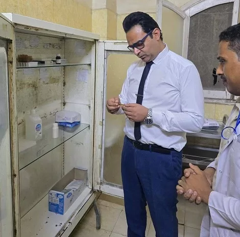 وكيل صحة سوهاج يشن حملة مفاجئة فجرًا.. ضبط مخالفين ومكافأة متميزين 2 - جريدة الجمهورية 5 18 - جريدة الجمهورية