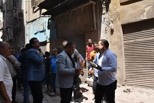 انهيار عقار سكني بشارع تجاري في مدينة الزقازيق 2 - جريدة الجمهورية 6 19 - جريدة الجمهورية