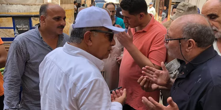 محافظ الدقهلية في جولة تفقدية بقرية منية بدواى