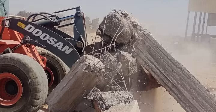 الشرقية تواصل الحملات المكثفة لإزالة التعديات على أملاك الدولة