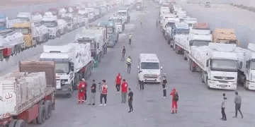 أكبر عمليات الدعم الإنسانى للفلسطينيين