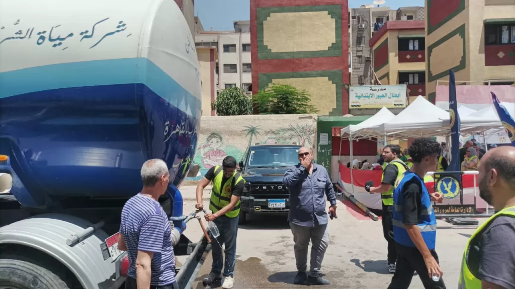 شركة مياه الشرب بالقاهرة توفر سيارات مياه مجانية أمام لجان الانتخابات 13 - جريدة الجمهورية WhatsApp Image 2025 08 05 at 3.06.21 PM - جريدة الجمهورية