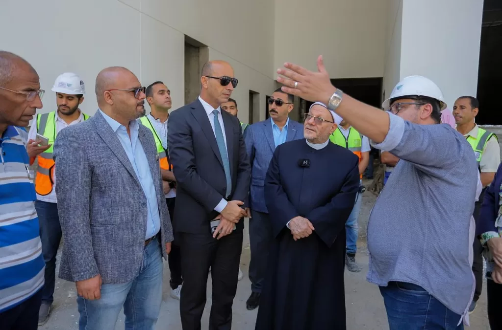 رئيس جامعة دمنهور ومفتي الجمهورية السابق يتفقدان الأعمال الإنشائية للمستشفى الجامعي 5 - جريدة الجمهورية WhatsApp Image 2025 08 09 at 3.24.14 PM - جريدة الجمهورية