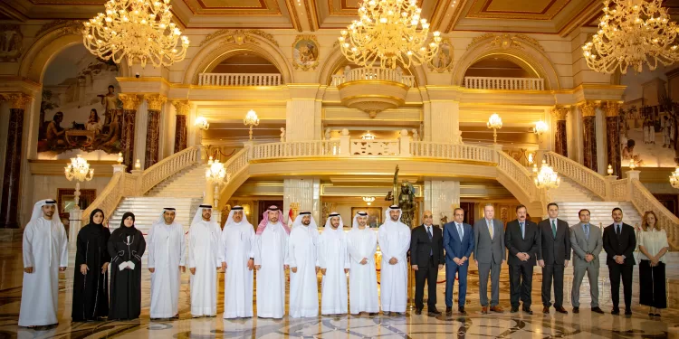 نائب حاكم الشارقة يزور العاصمة الإدارية الجديدة ويشيد بمشروعاتها العملاقة 1 - جريدة الجمهورية نائب حاكم الشارقة يزور العاصمة الإدارية الجديدة ويشيد بمشروعاتها العملاقة