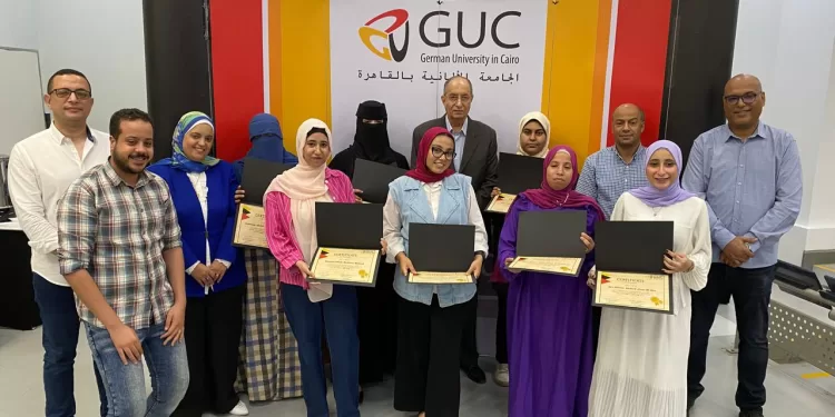 المكتبة المركزية بالجامعة الألمانية بالقاهرة تواصل دعمها للتعليم والبحث العلمي عبر برنامجها التدريبي للطلاب