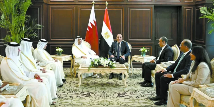 توافق مصرى ـ قطرى على الرفض التام لتهجير الفلسطينيين