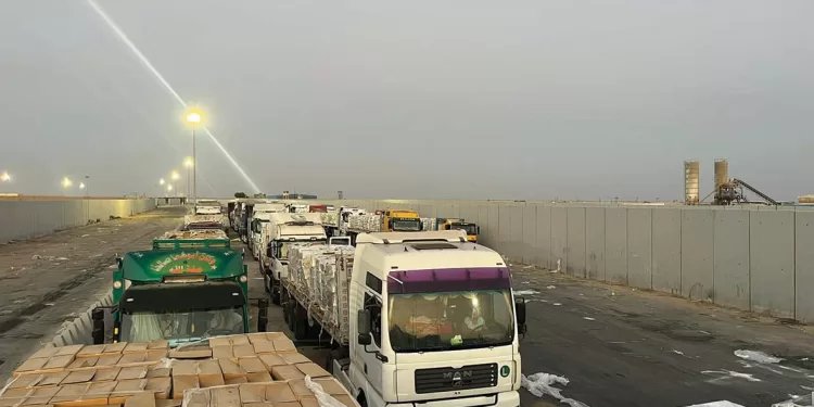 «زاد العزة 24».. تصل غزة.. 1500 طن مساعدات مصرية جديدة للأشقاء الفلسطينيين 1 - جريدة الجمهورية «زاد العزة 24».. تصل غزة.. 1500 طن مساعدات مصرية جديدة للأشقاء الفلسطينيين