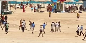 مشاجرة بالطوب والعصي فى «تلال الساحل»