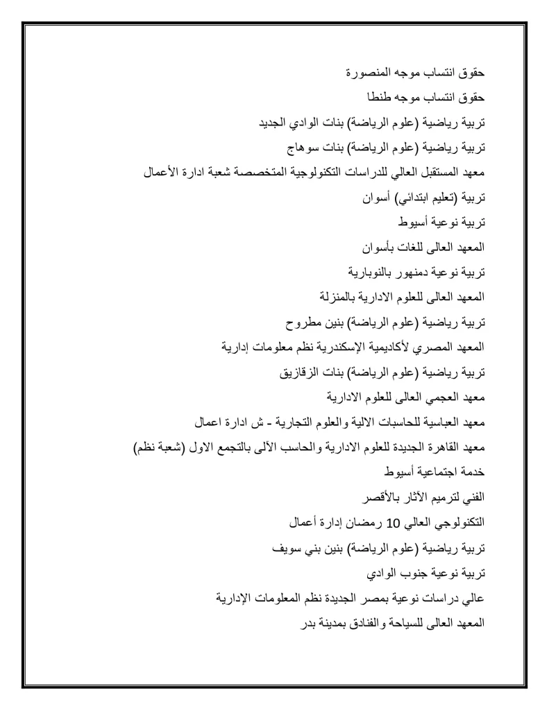 الأربعاء فتح باب المرحلة الثانية لتنسيق القبول بالجامعات: 68.75% لطلاب العلمي و64.06% للأدبي 48 - جريدة الجمهورية d8a7abadf91dc59e183e9268023790e7 1 - جريدة الجمهورية