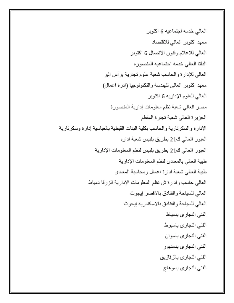 الأربعاء فتح باب المرحلة الثانية لتنسيق القبول بالجامعات: 68.75% لطلاب العلمي و64.06% للأدبي 60 - جريدة الجمهورية d8a7abadf91dc59e183e9268023790e7 13 - جريدة الجمهورية