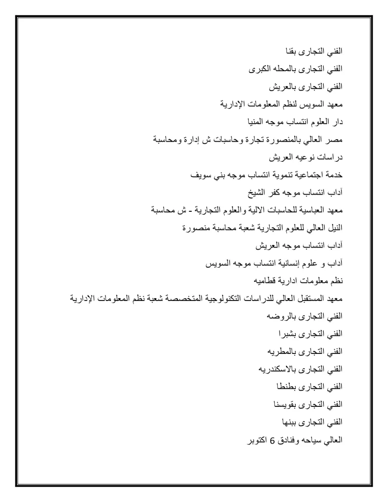 الأربعاء فتح باب المرحلة الثانية لتنسيق القبول بالجامعات: 68.75% لطلاب العلمي و64.06% للأدبي 61 - جريدة الجمهورية d8a7abadf91dc59e183e9268023790e7 14 - جريدة الجمهورية