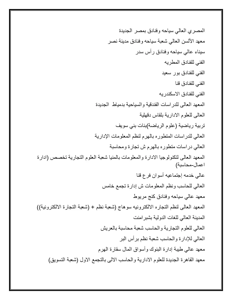 الأربعاء فتح باب المرحلة الثانية لتنسيق القبول بالجامعات: 68.75% لطلاب العلمي و64.06% للأدبي 62 - جريدة الجمهورية d8a7abadf91dc59e183e9268023790e7 15 - جريدة الجمهورية