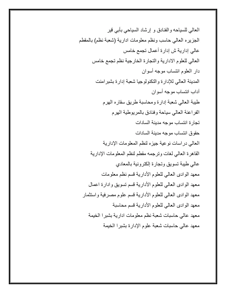 الأربعاء فتح باب المرحلة الثانية لتنسيق القبول بالجامعات: 68.75% لطلاب العلمي و64.06% للأدبي 65 - جريدة الجمهورية d8a7abadf91dc59e183e9268023790e7 18 - جريدة الجمهورية