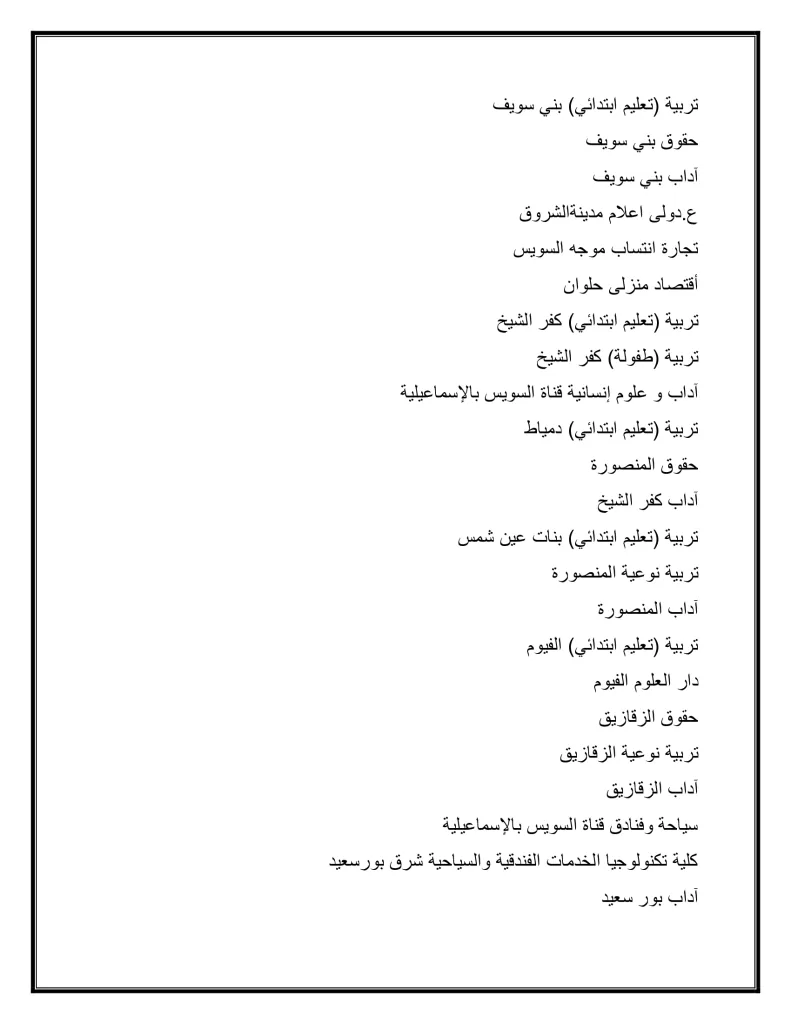 الأربعاء فتح باب المرحلة الثانية لتنسيق القبول بالجامعات: 68.75% لطلاب العلمي و64.06% للأدبي 56 - جريدة الجمهورية d8a7abadf91dc59e183e9268023790e7 9 - جريدة الجمهورية