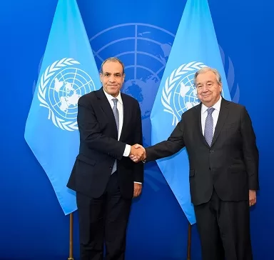 وزير الخارجية فى لقاءات مكثفة بنيويورك :تكثيف الجهود لوقف إطلاق النار في غزة 13 - جريدة الجمهورية 1 185 - جريدة الجمهورية