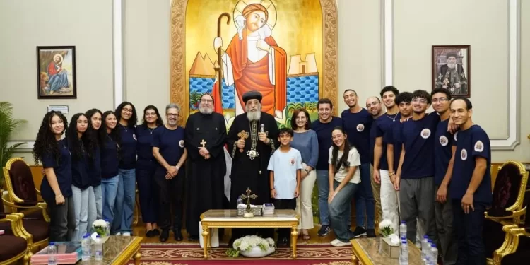 البابا تواضروس يستقبل مجموعة من شباب وخدام كنائس تورنتو 1 - جريدة الجمهورية البابا تواضروس يستقبل مجموعة من شباب وخدام كنائس تورنتو