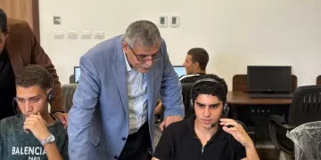 جولة موسعة لنائب رئيس جامعة بنها الأهلية لتفقد اختبارات تحديد المستوى والقدرات
