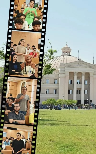 رئيس جامعة القاهرة يواصل جولاته لمتابعة إنتظام الدراسة بالجامعة الأهلية والفرع الدولي بمدينة 6 أكتوبر 3 - جريدة الجمهورية 2 150 - جريدة الجمهورية