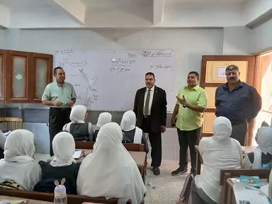 جولات تفقدية مكثفة لقيادات التعليم لمتابعة سير العملية التعليمية بمدارس الدقهلية 3 - جريدة الجمهورية 2 163 - جريدة الجمهورية