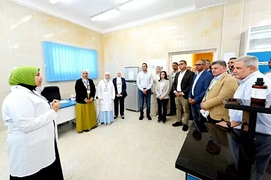 «وزير الإسكان» و«محافظ البحيرة» يفتتحان محطة معالجة الصرف الصحي بمركز بدر 4 - جريدة الجمهورية 3 123 - جريدة الجمهورية