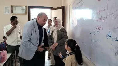 جولات تفقدية مكثفة لقيادات التعليم لمتابعة سير العملية التعليمية بمدارس الدقهلية 4 - جريدة الجمهورية 4 119 - جريدة الجمهورية