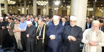 الطرق الصوفية تحتفل بالمولد النبوي الشريف في مسجد الحسين